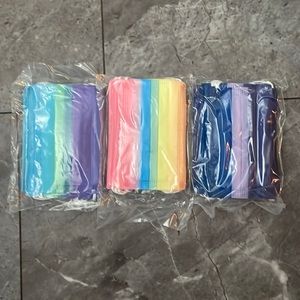 30 rainbow colored small face mask.